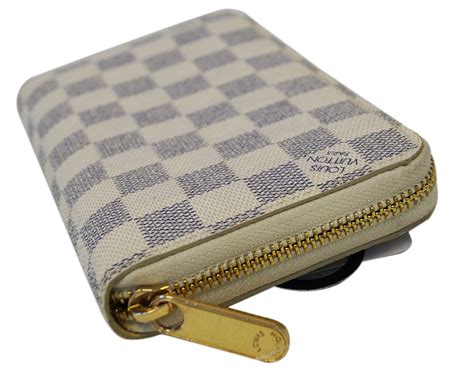 louis vuitton damier azur wallet|louis vuitton damier zipper.